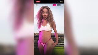 Brittany Renner Nude Wet T-Shirt Tits OnlyFans Video Leaked