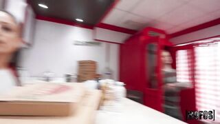 LetsPostIt – Lola Aiko And Scarlett Karli – The Pizza Corner