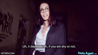 PublicAgent – Big tits teacher wild public sex – Shay Sights (1)