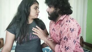 Vaishnavy dominating Sharun Raj hot romance in hotel room, Mallu couple Hot romance, Girl domination romance , Romantic couple
